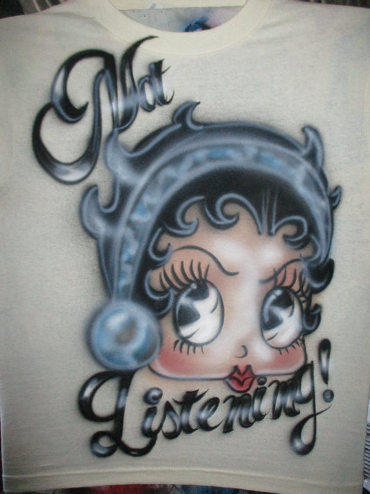 not listening 2 u tee shirt <3