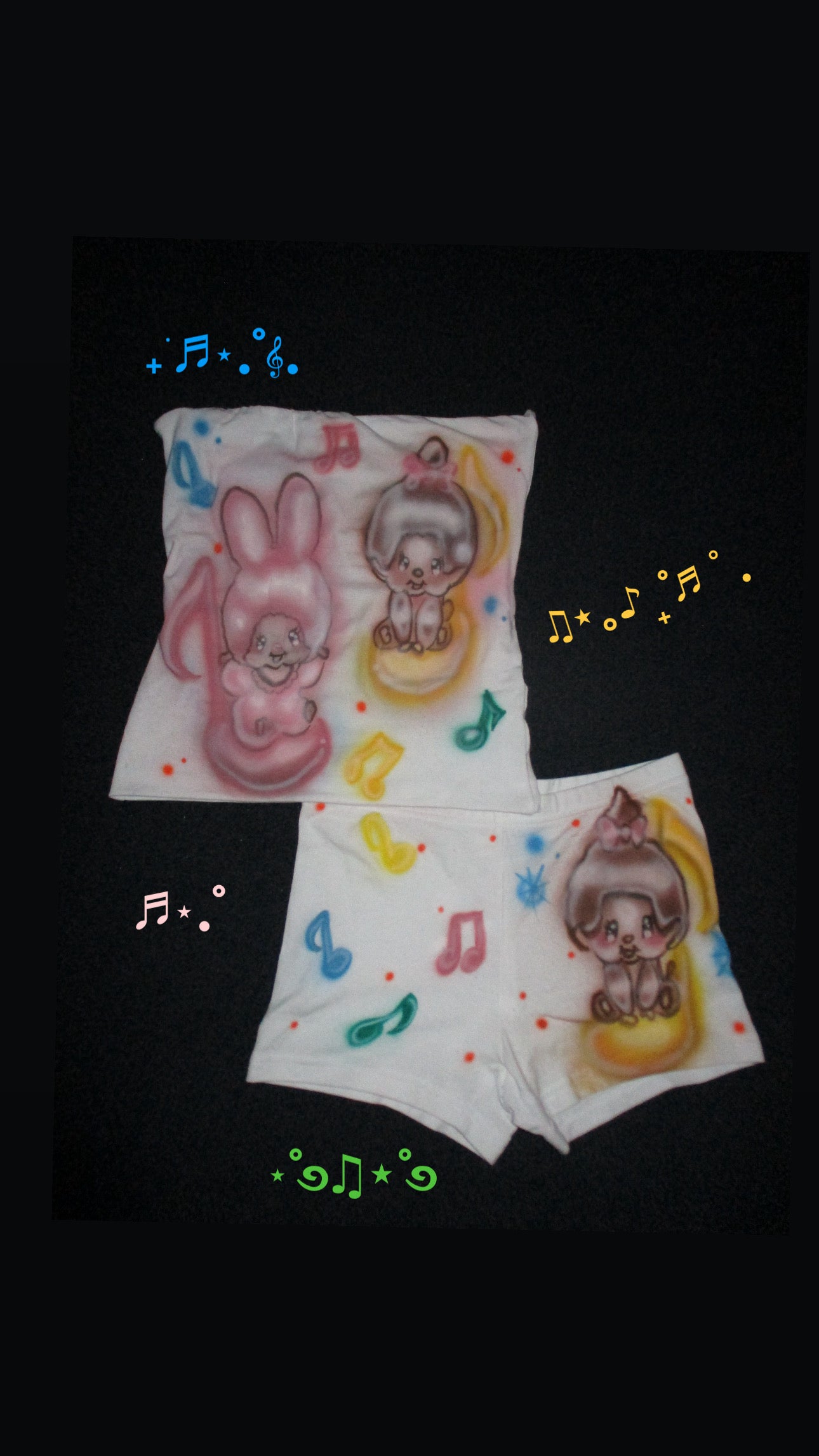 ⋆˚࿔♫⋆˚࿔ monchichi music set ⋆˚࿔♫⋆˚࿔