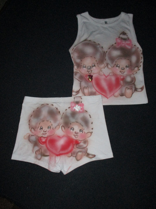 monchichi luv set <3