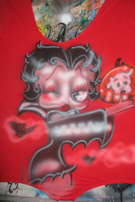 vampy betty bodysuit <3