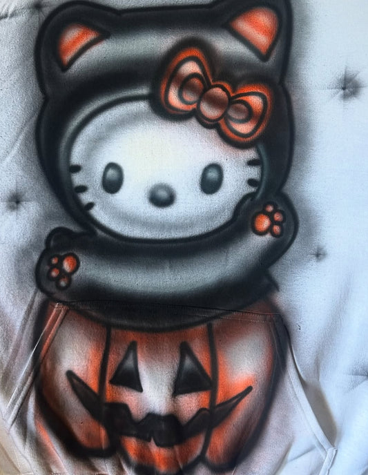 kitty pumpkin hoodie <3